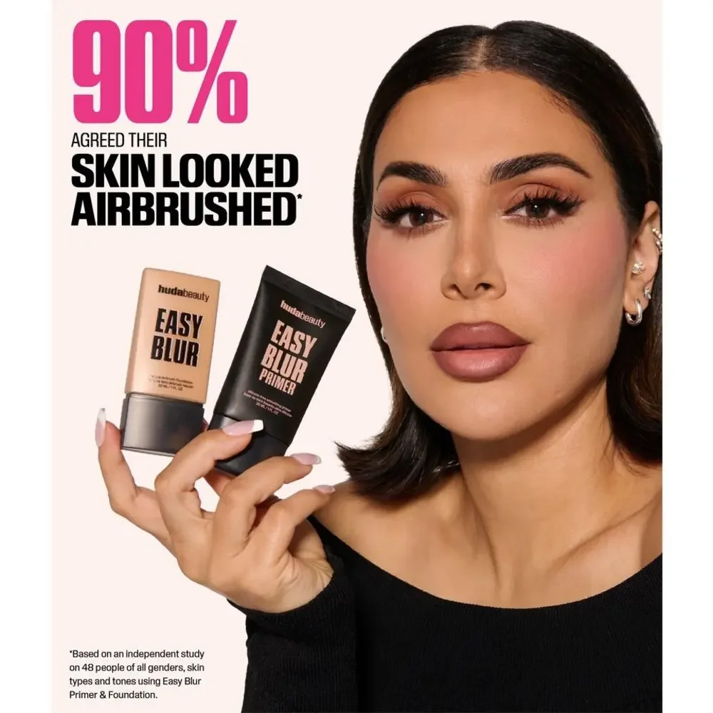 NEW Huda Beauty‎ Easy Blur Silicone-Free Smoothing Pore Minimizing Primer 30mL